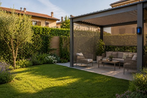 Caldo, insetti e poca privacy rendono il giardino invivibile? Per fortuna le soluzioni non mancano